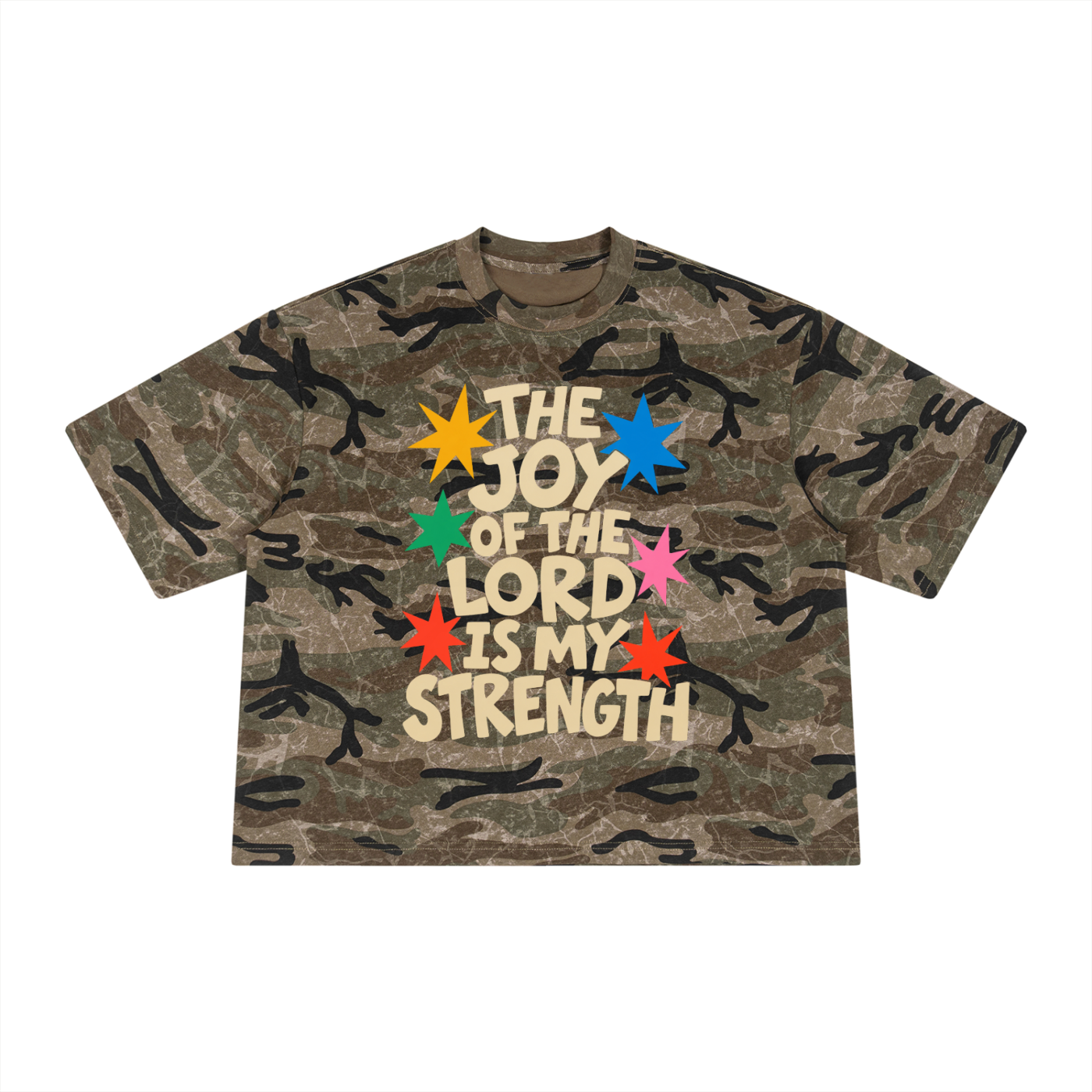 THE JOY OF THE LORD IS MY STRENGTH Boxy T-Shirt