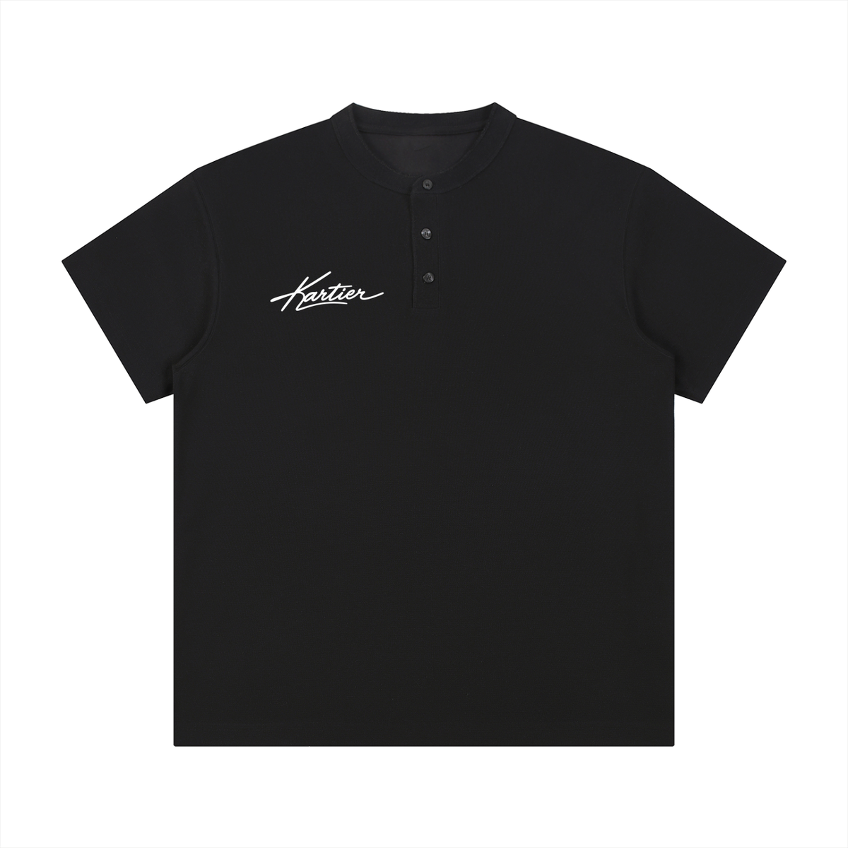 KARTIER Short Sleeve Henley Shirt