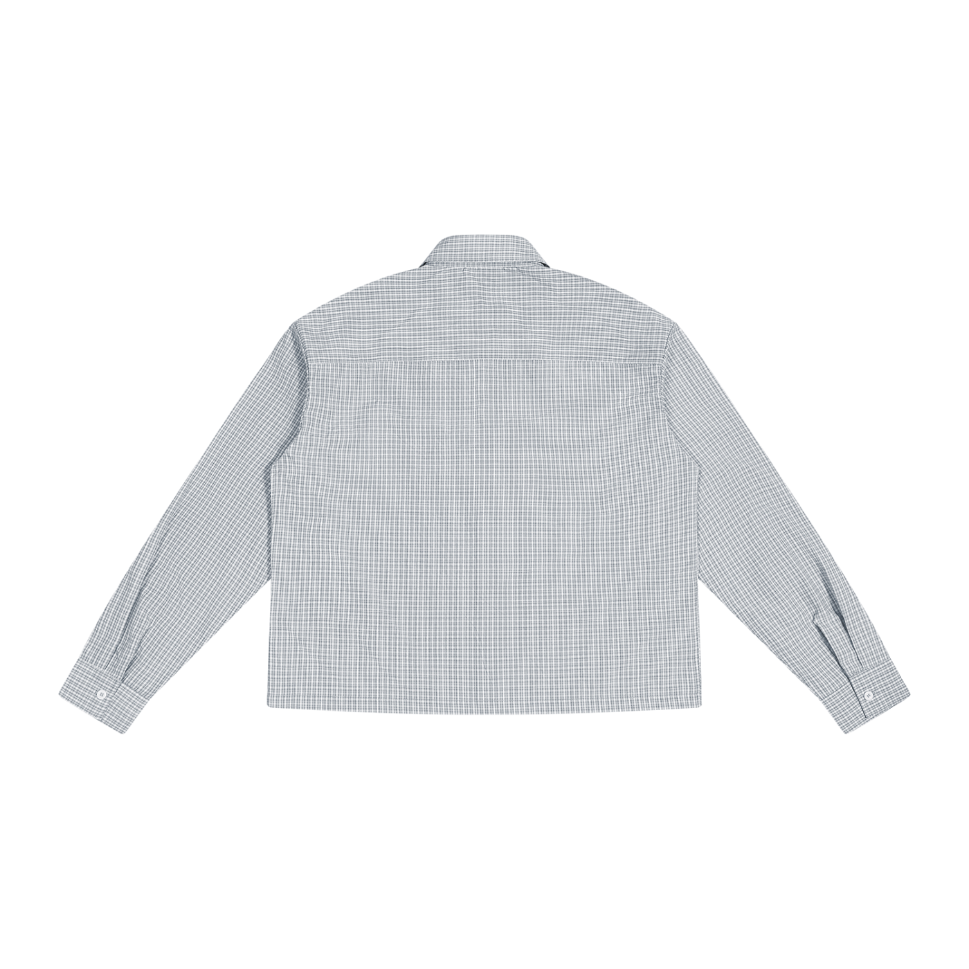 KARTIER Unisex Boxy Plaid Long Sleeve Shirt