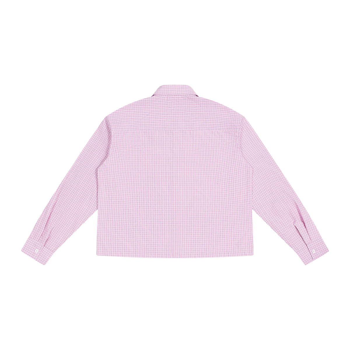 KARTIER Unisex Boxy Plaid Long Sleeve Shirt