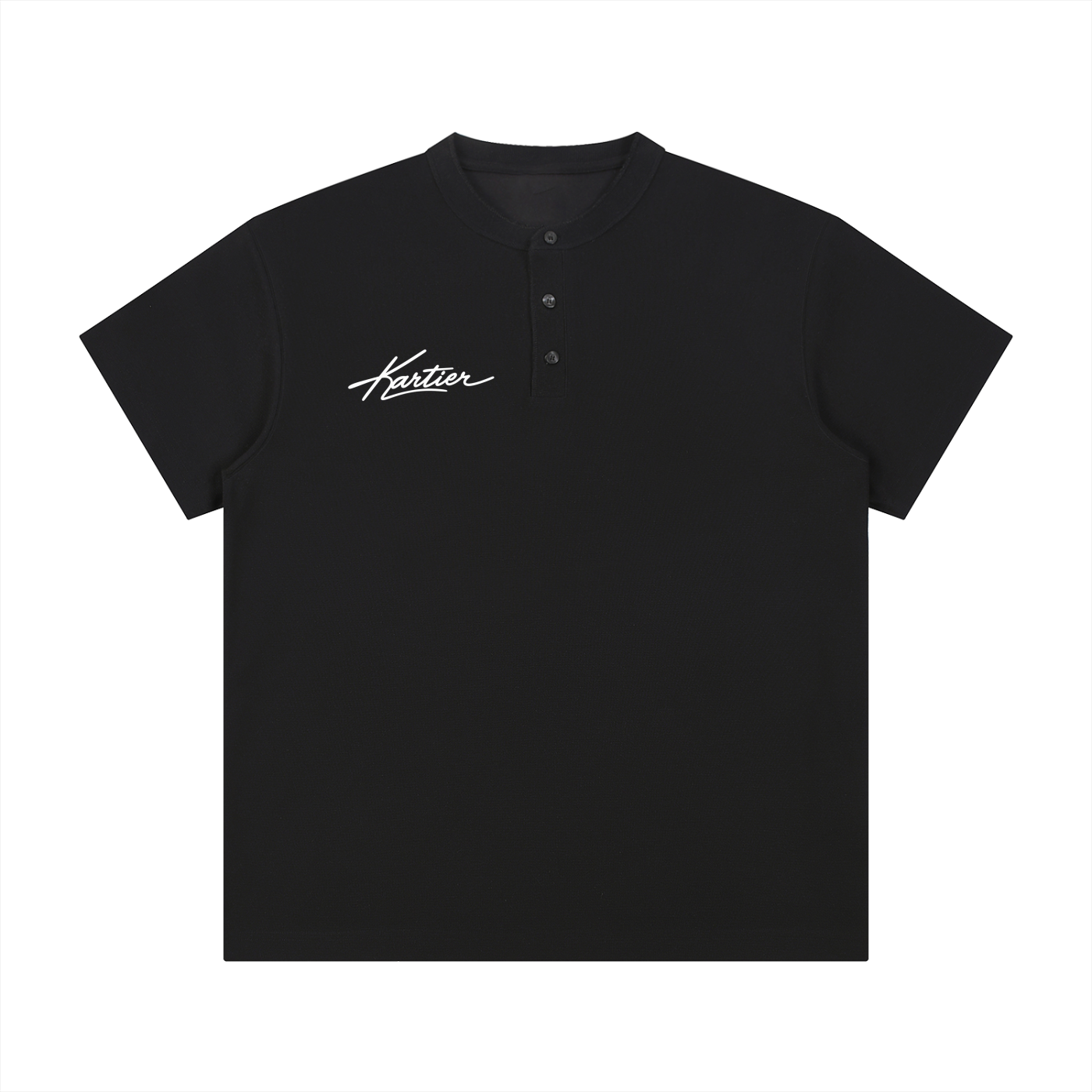 KARTIER Short Sleeve Henley Shirt