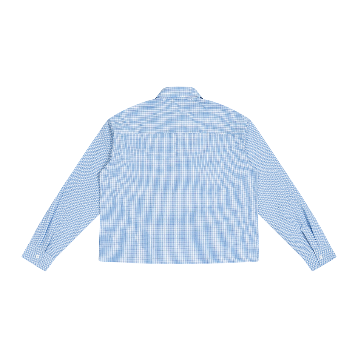 KARTIER Unisex Boxy Plaid Long Sleeve Shirt